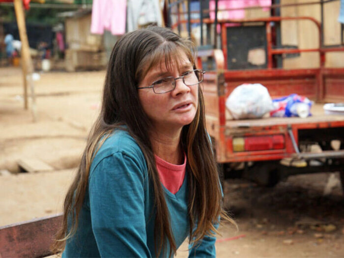Mirta, a lady wearing glasses in Paraguay