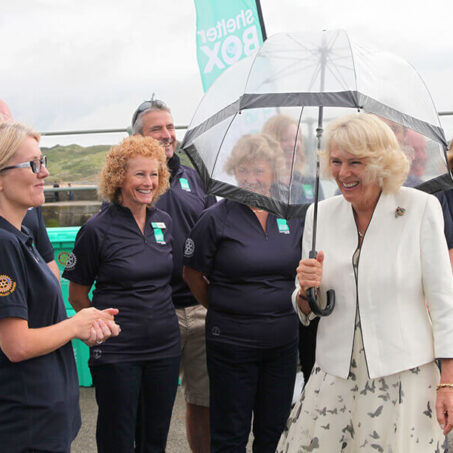 HRH The Duchess of Cornwall and ShelterBox