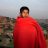 Rohingya boy in a red blanket in Cox's Bazar