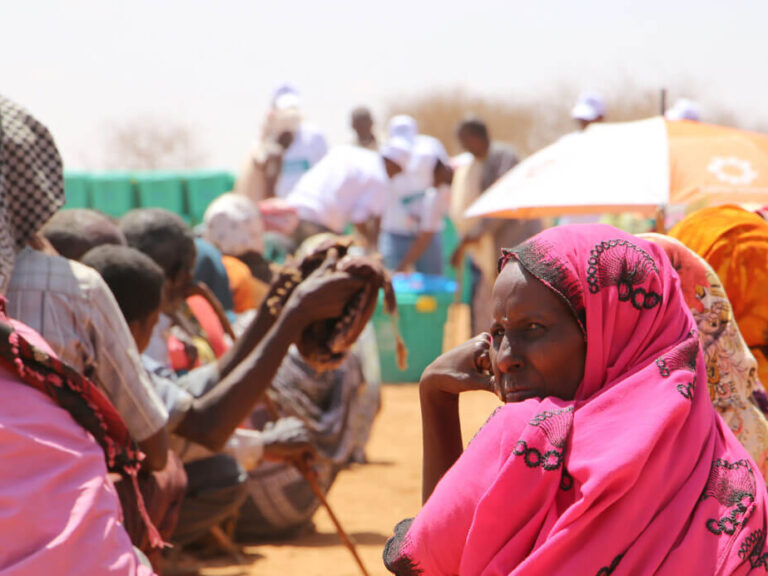 People sitting in the sun - Somaliland