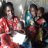 women and children with a solar light in Kenya
