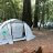 ShelterBox tents in woods