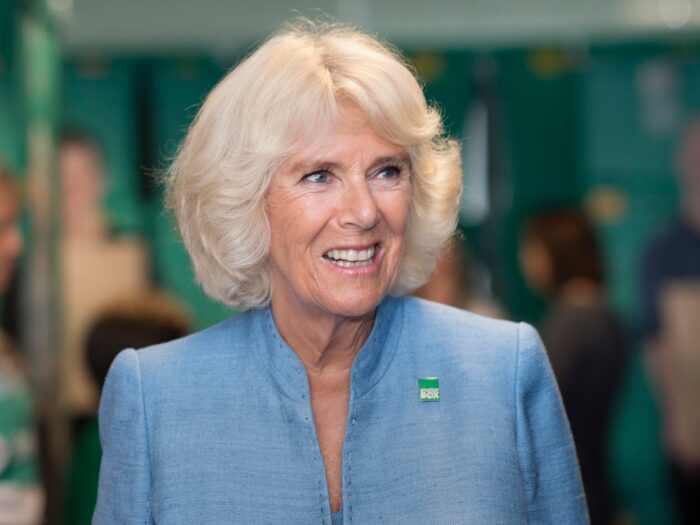 HRH The Duchess of Cornwall in ShelterBox HQ