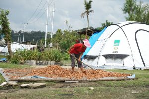 Earthquake, tsunami and tropical storm support
