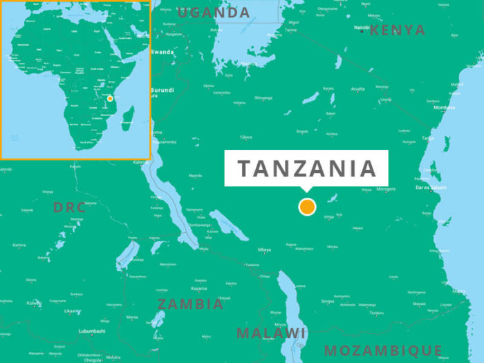 Tanzania map