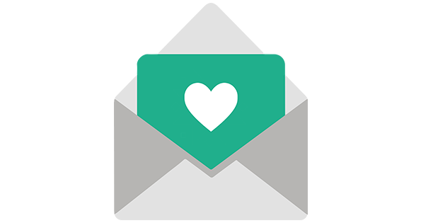 envelope with heart illustration