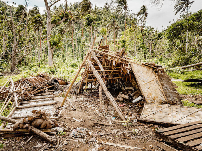 home destroyed by cyclone harold vanuatu