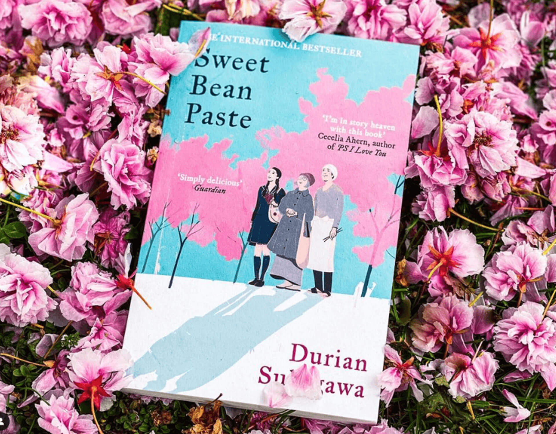Durian Sukegawa's 'Sweet Bean Paste' book cover by Shakespeare Sistah