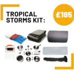 Tropical storms emergency kit contents