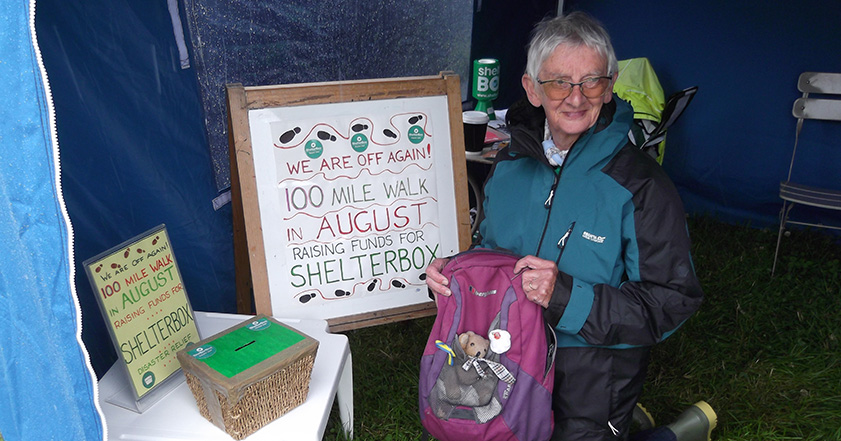 Delia Kennedy is walking 100 miles to fundraise for ShelterBox