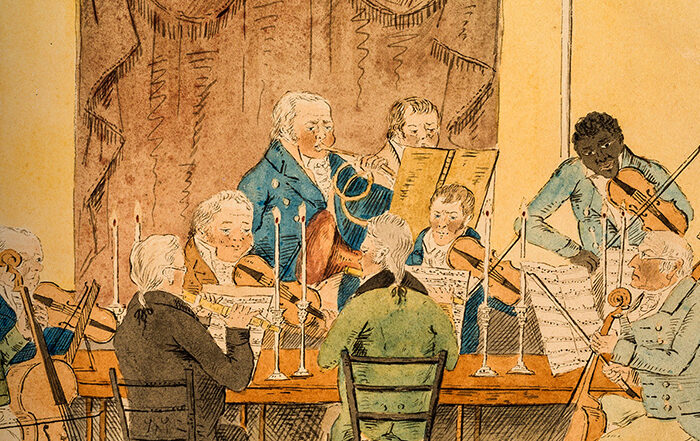 Illustration of musicians including Joseph Emidy