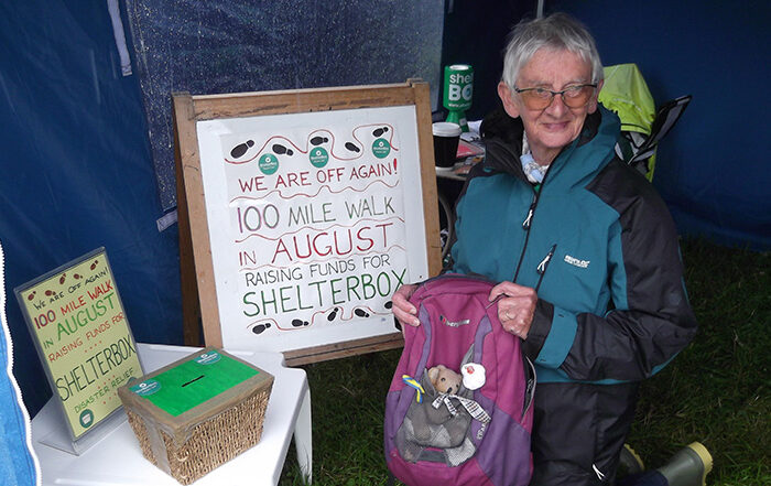 Delia Kennedy is walking 100 miles to fundraise for ShelterBox