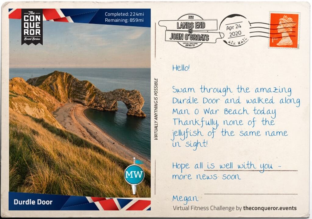 Virtual postcard sent by ShelterBox fundraisers