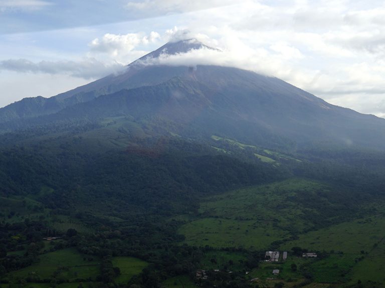 Fuego volcano in Guatemala