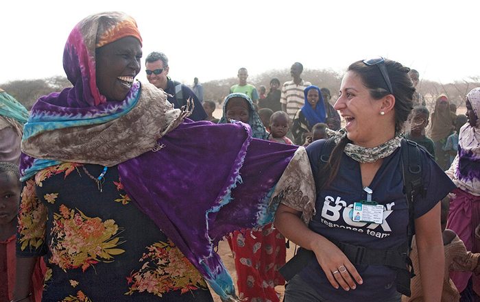 Women smiling together in Kenya