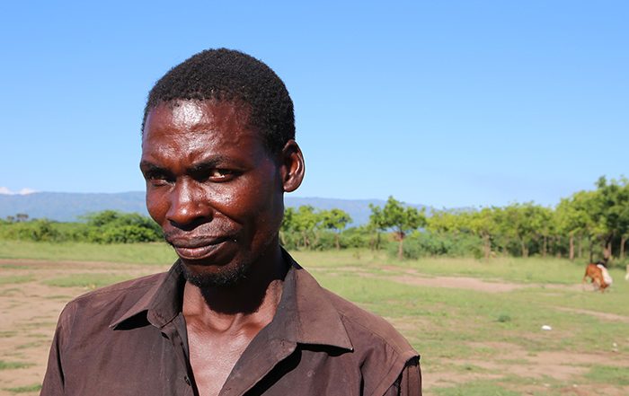 Man wearing a brown shirt in Malawi