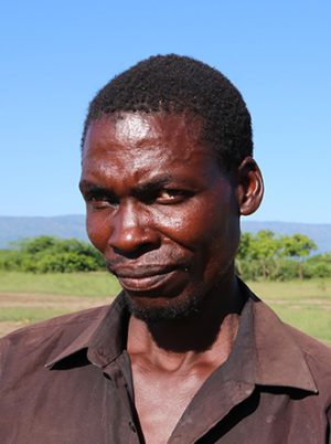 Man wearing brown shirt in Malawi