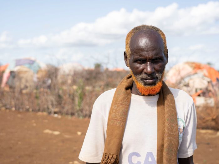 Man wearing white in Somalia